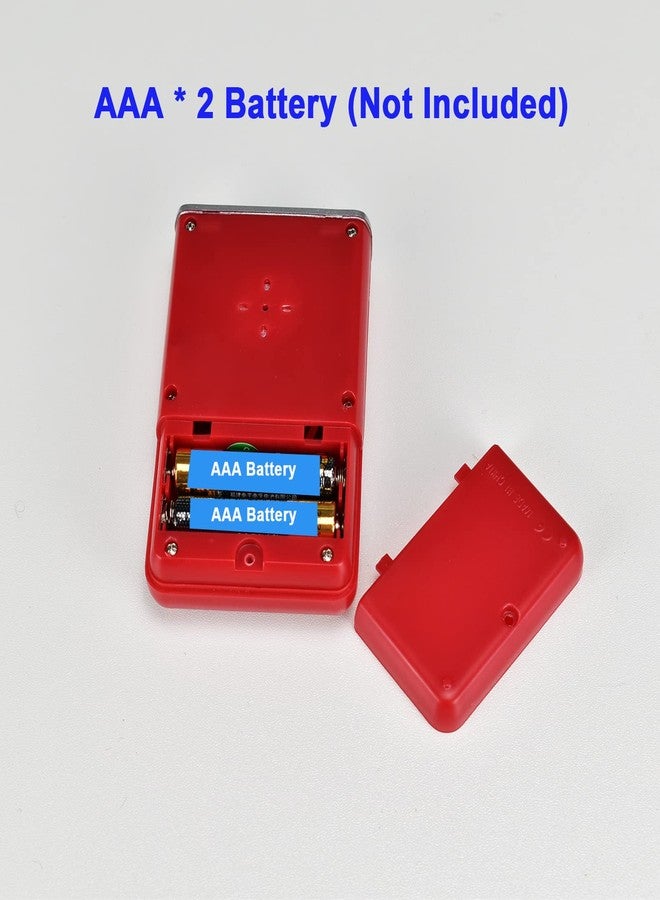 KDSbnk Handheld 7-in-1 Casino Game - Experience The Thrill of Vegas Anywhere - Perfect for Adults (Red Plastic) - Image 4